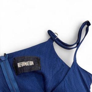 Reformation Blue Midi Dress